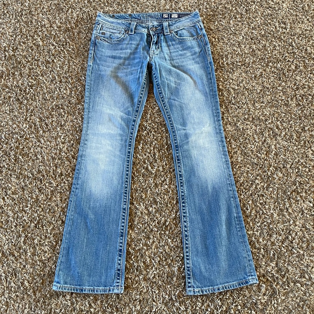 Angel wing miss me boot cut jeans - Picture 2 of 2